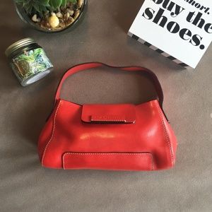 Nannini Architectural Mini Red Purse